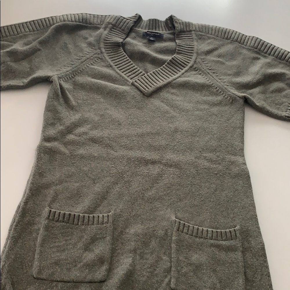 Banana Republic V-Neck Sweater Dress